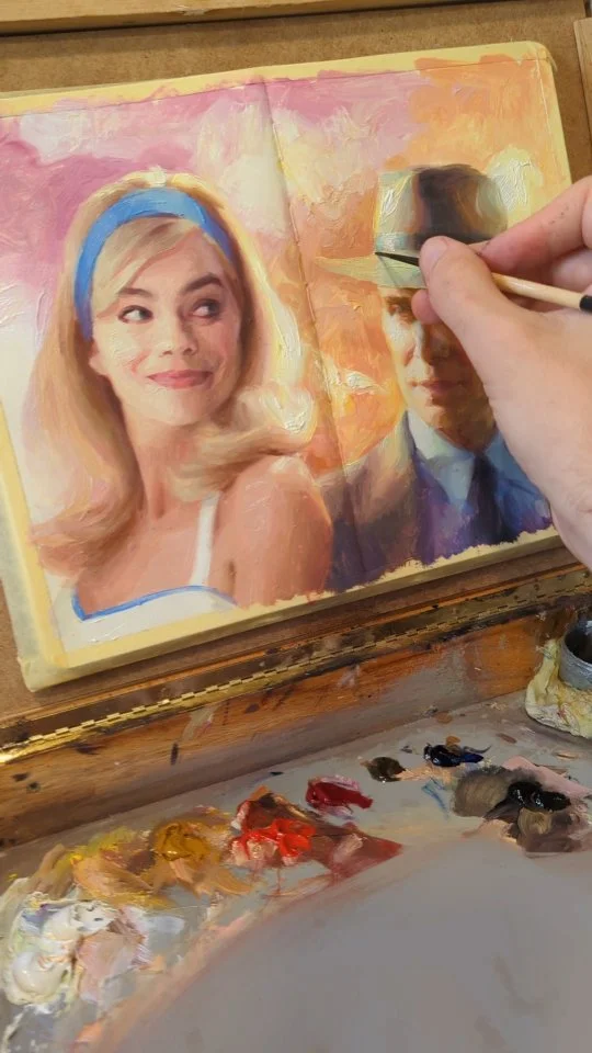 PRINTS AVAILABLE through LINK IN BIO link...Barbenheimer Making-Of
.
.
.
.
.
#barbie #oppenheimer #barbenheime