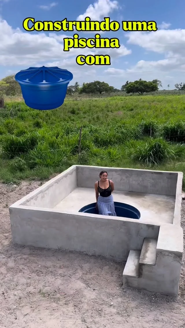 Construindo uma piscina com caixa d’água
#love #reels #fyp #fyp