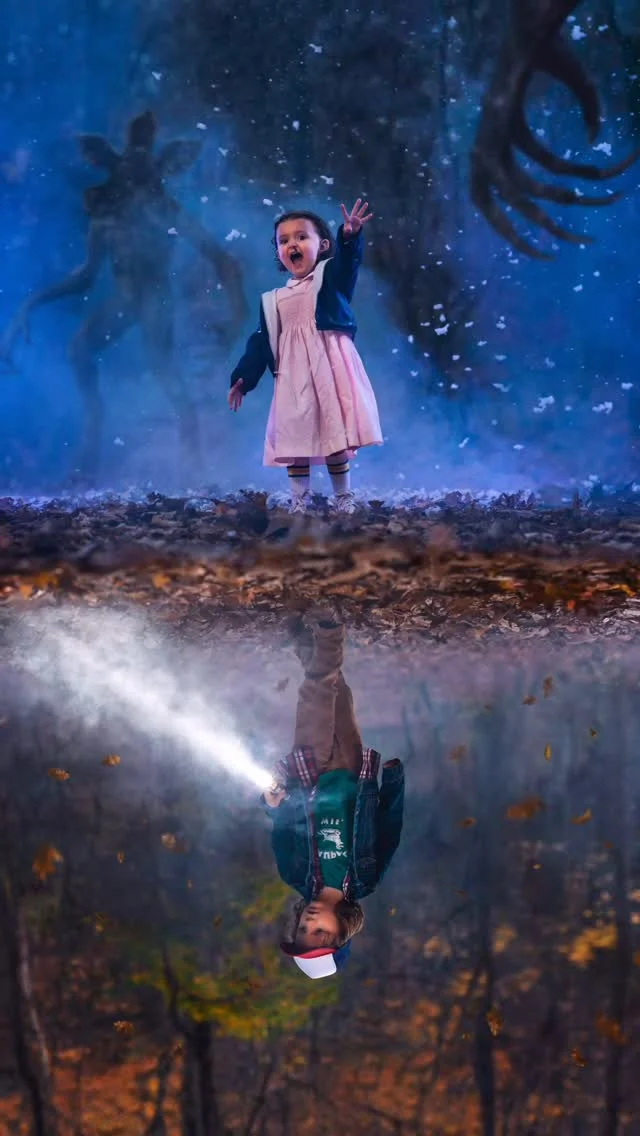 Our very own little Eleven and Dustin! They were so tiny when we captured this a few years ago 🥹 but I had to