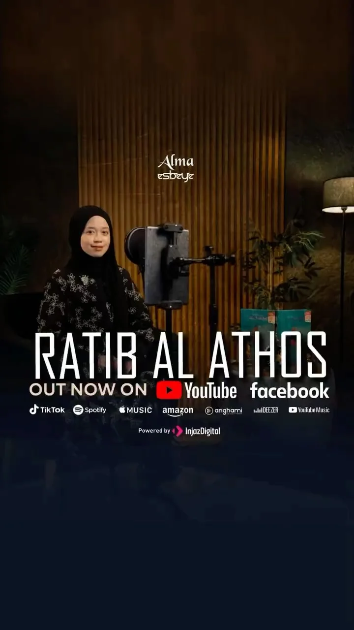 ALMA ESBEYE -  RATIB AL ATHOS

Sudah Rilis di channel youtube ALMA ESBEYE !
Jangan lupa like, comment, share, 
